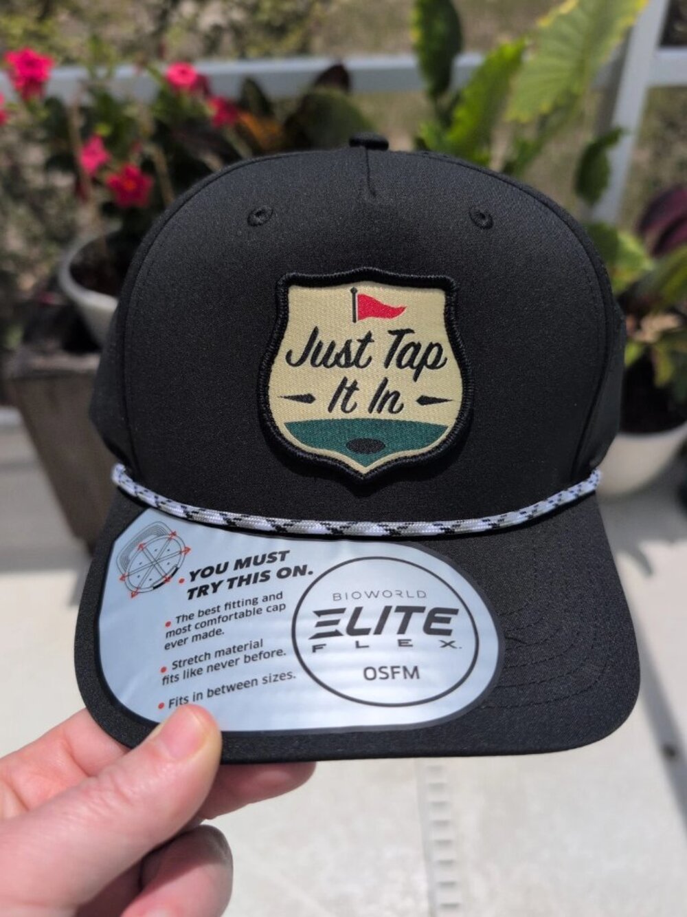 Happy Gilmore Just Tap It In Rope Snapback Mens Golf Hat Cap Dri-fit breathable